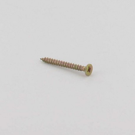 Vis à bois, M3,5 x 30 mm, pozidrive, finition bichromaté, par 500 pièces