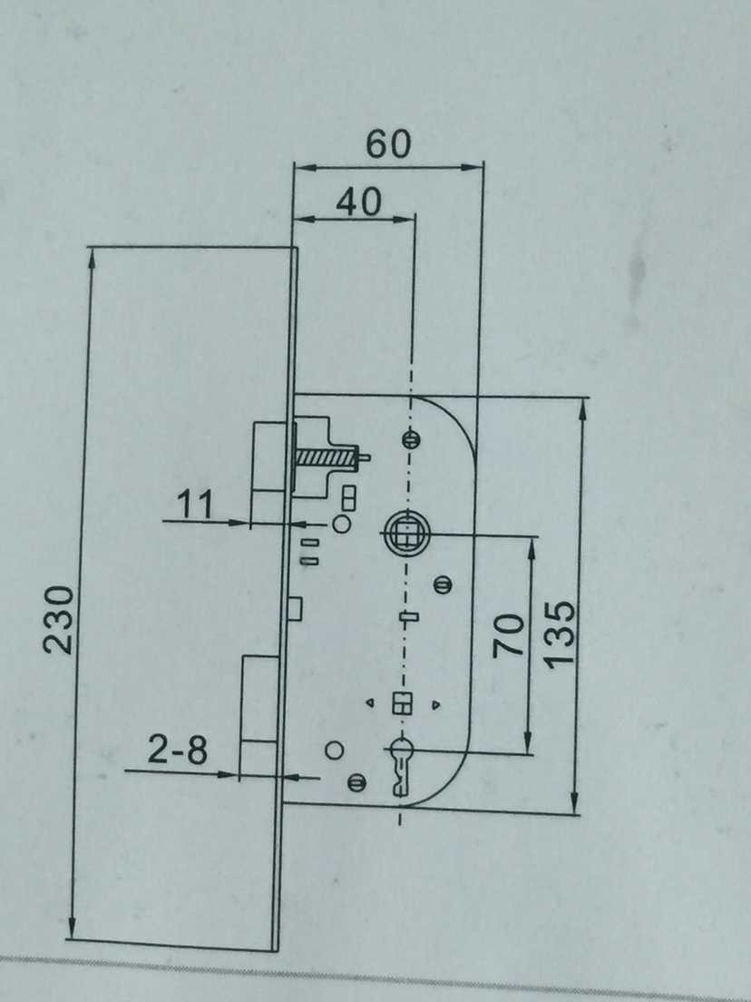 Serrure à larder à trou de clé L axe à 40//12 mm nickelée 1 clé gauche lot de 3